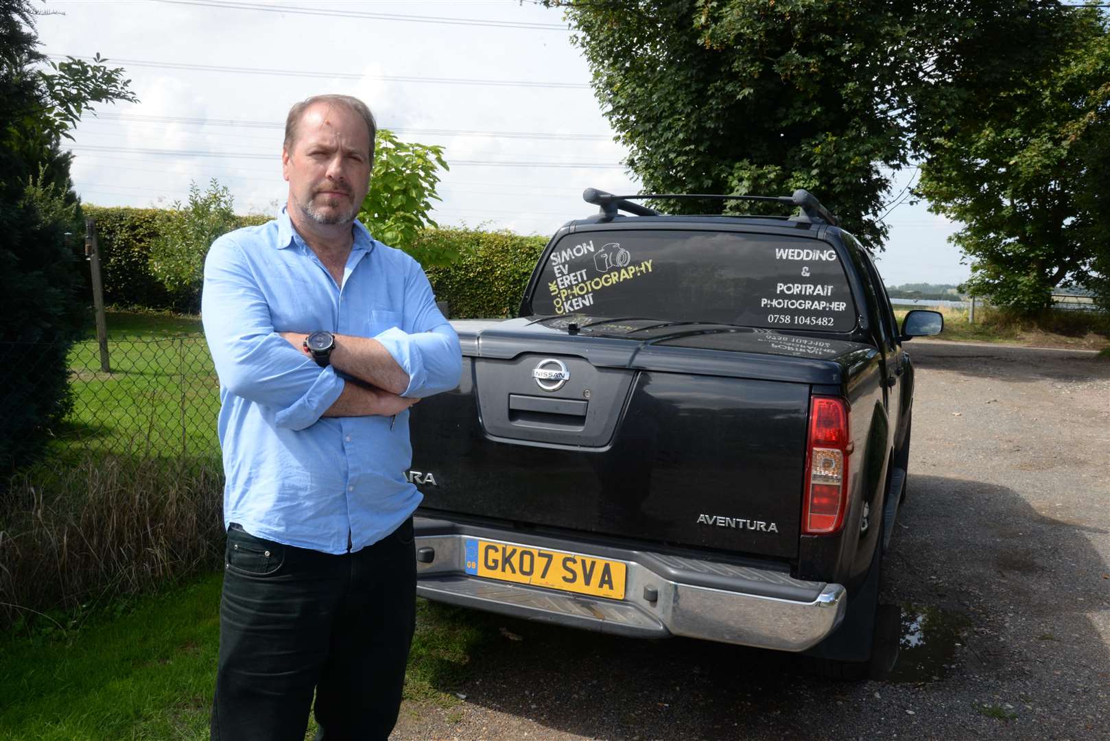 Simon Everett who was fined for accidentally buying a parking ticket for Glasgow rather than Rochester. Picture: Chris Davey. (3896827)