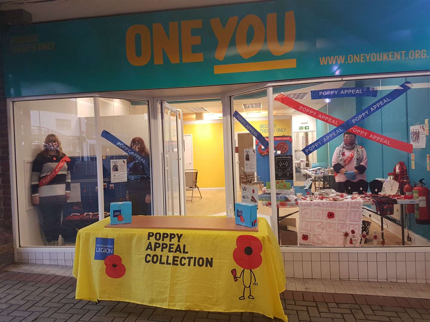 The former One You unit in Park Mall has been taken over by military charity supporters