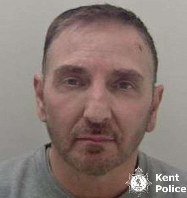 Nicholas Fryers, 57, was jailed for life after a "ferocious" attack where he stabbed his victim 71 times outside a Sainsbury's depot in Dartford. Picture: Kent Police