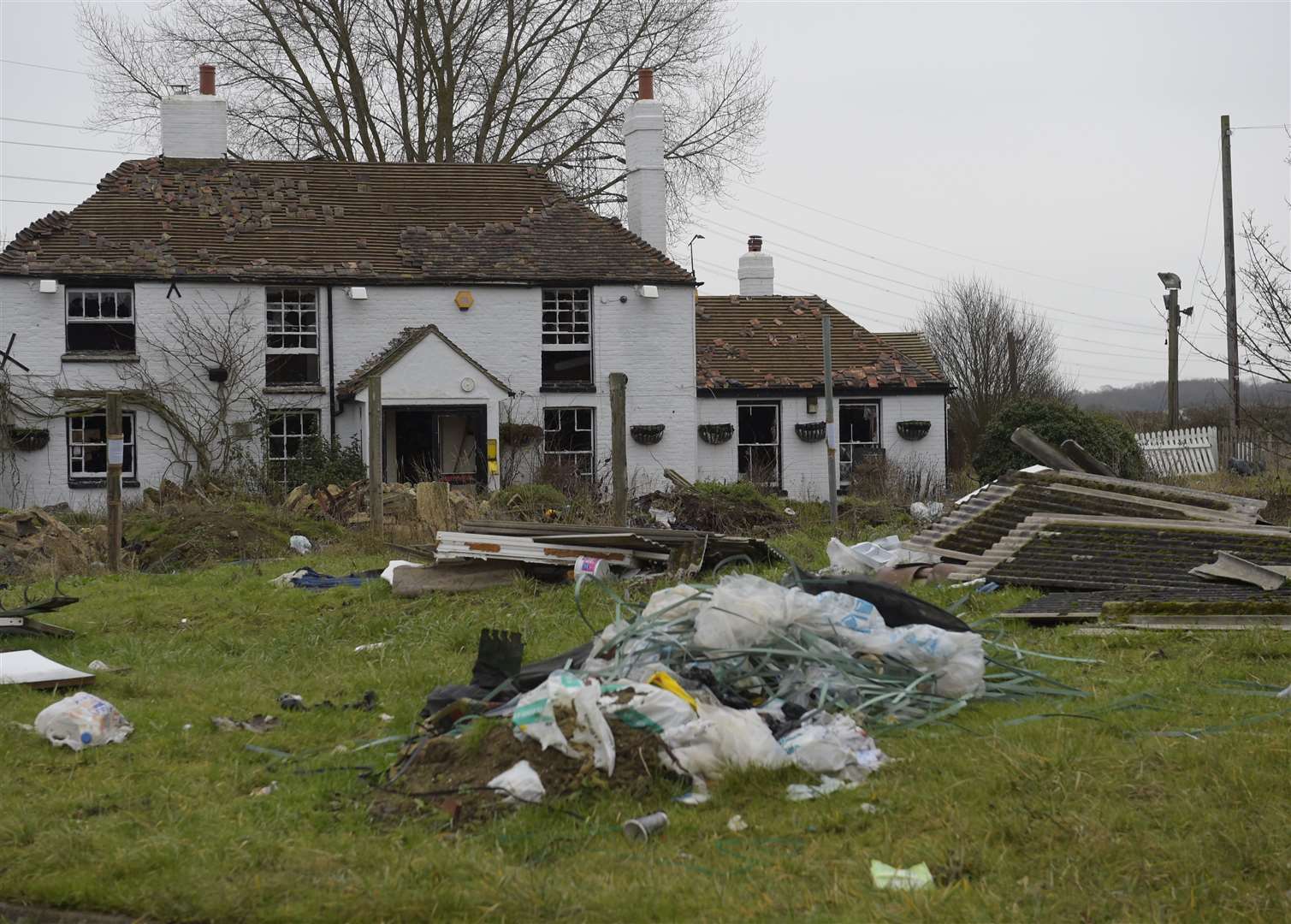 Fly-tipping at the Share and Coulter in 2017