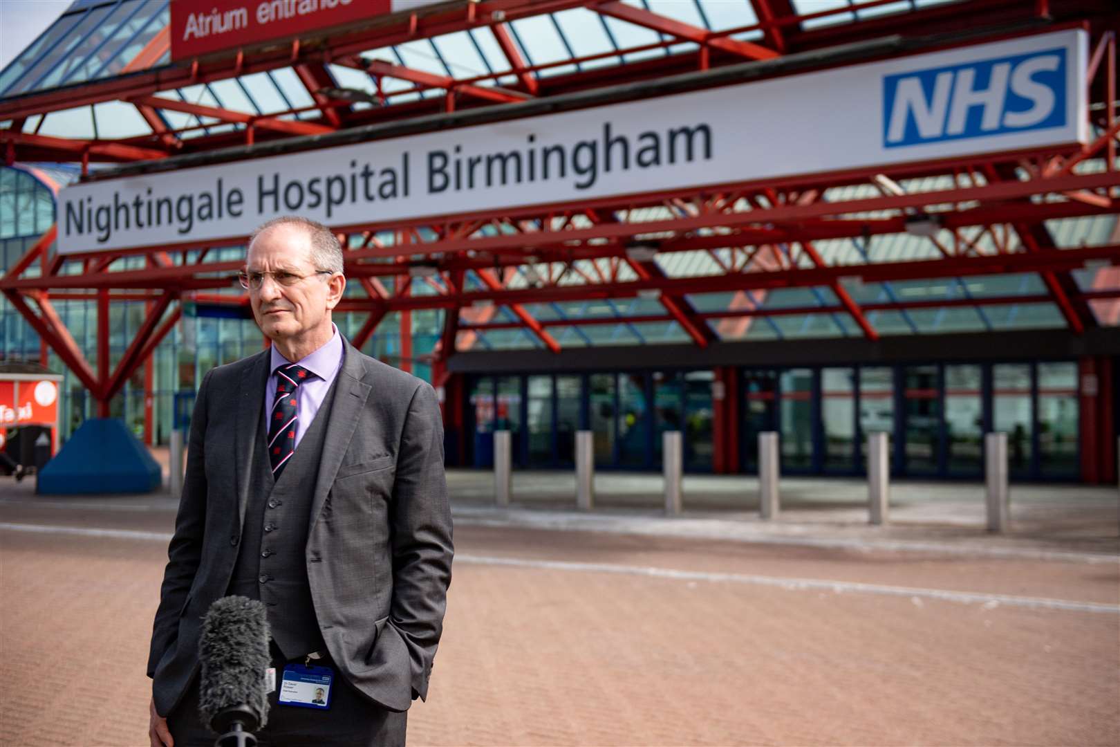 Dr David Rosser, chief executive of University Hospitals Birmingham NHS Foundation Trust (Jacob King/PA)