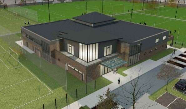 The new clubhouse planned at the former Fleet Leisure site