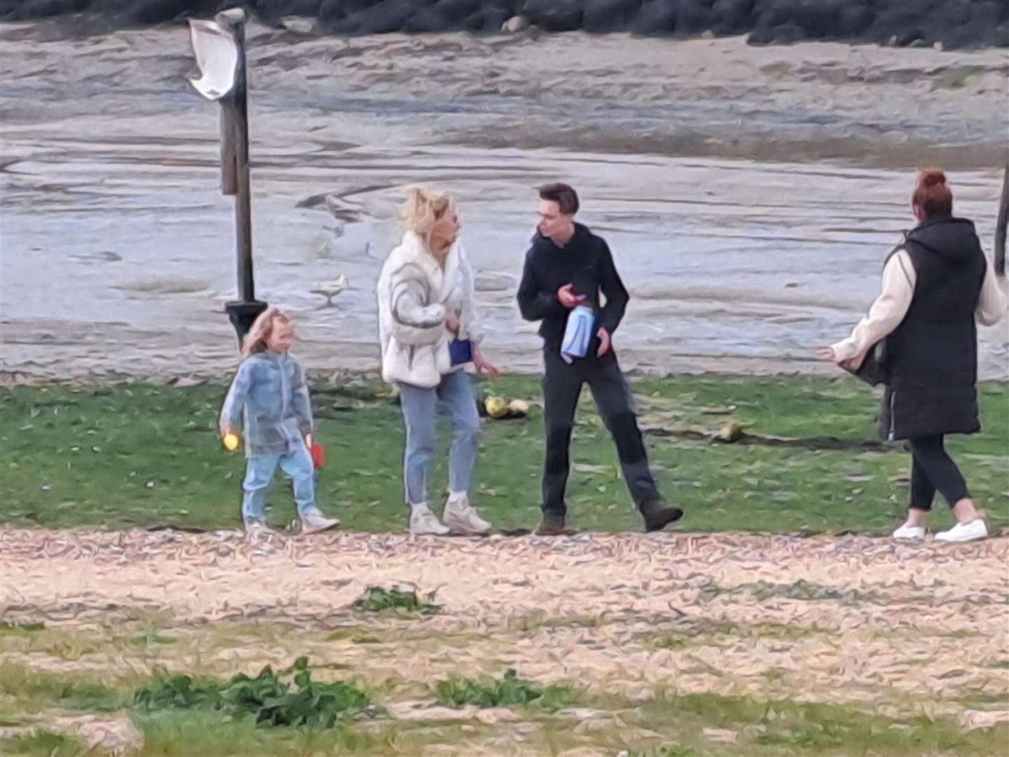 Sophie Turner was spotted filming on Herne Bay beach last May