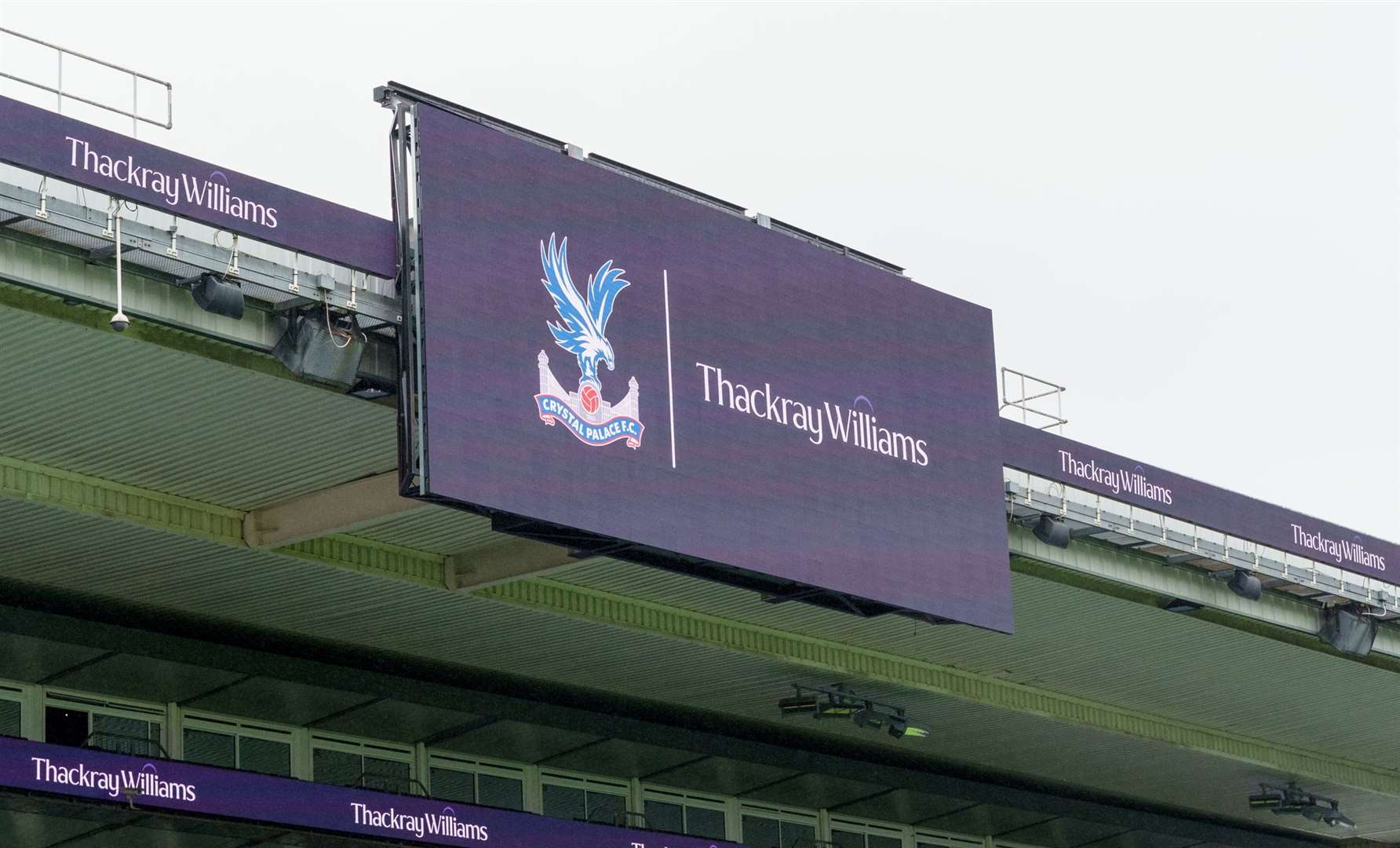 The law firm's branding will be on display at Palace's Selhurst Park