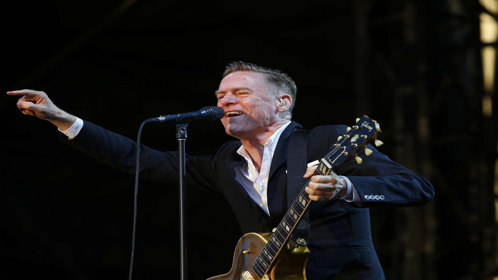 Bryan Adams plays to his Canterbury crowd