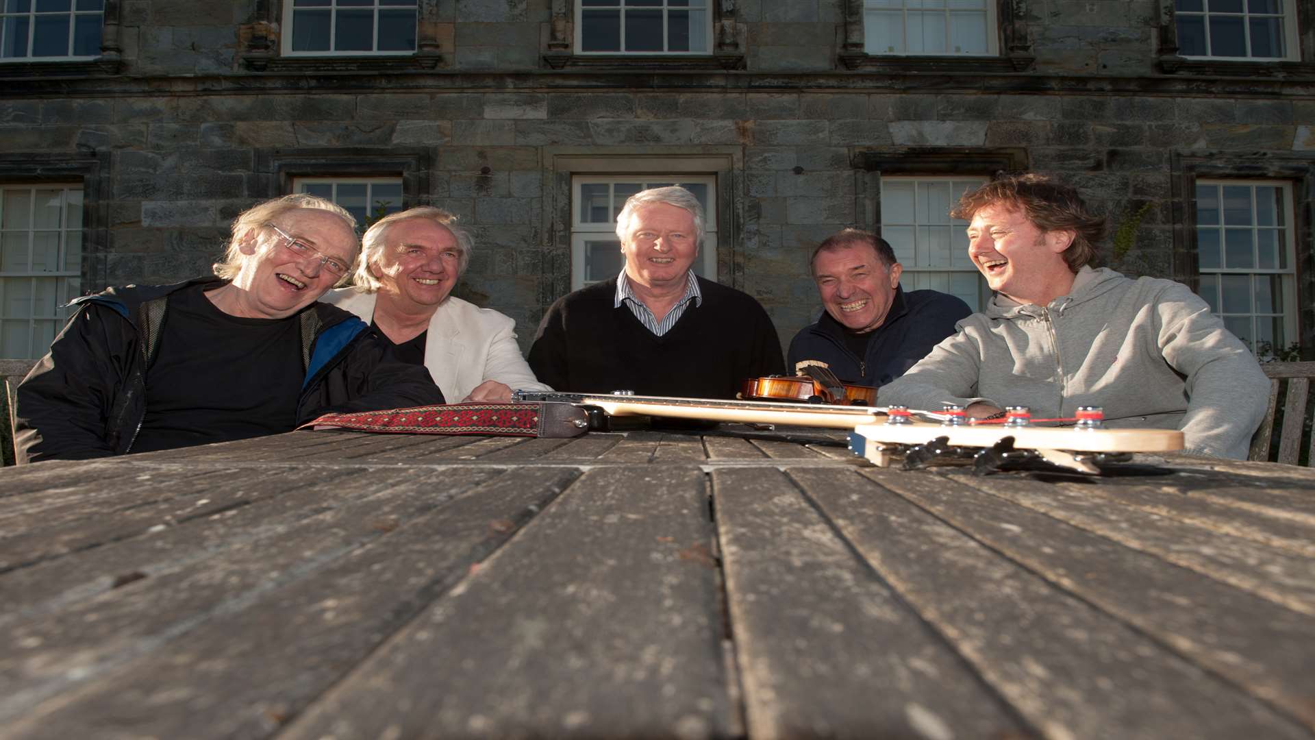 Caravan, from left, Jim Leverton, Jan Schelhaas, Pye Hastings, Geoffrey Richardson and Mark Walker