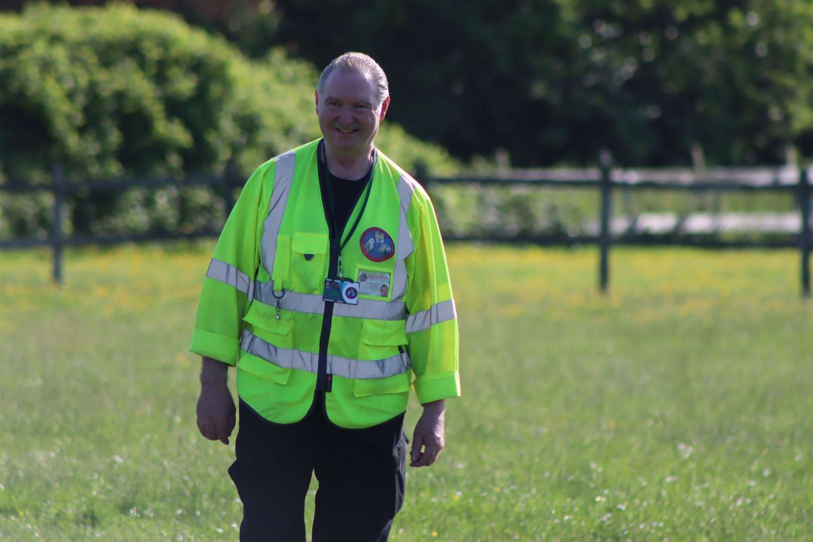 Ray Allibone of Swampy's Wildlife Rescue was called to check over ducks after an oil spill was reported in a ditch at the bottom of Marian Avenue, Minster, Sheppey