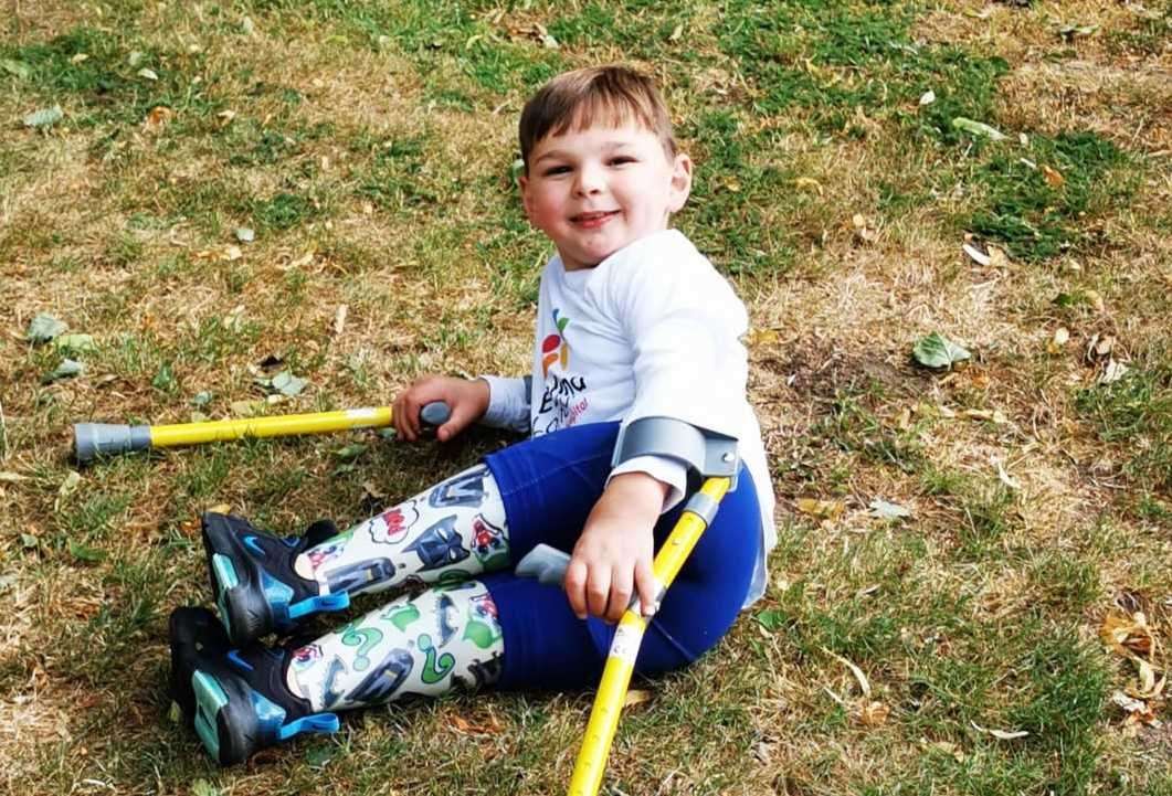 Tony Hudgell started a 10k walking challenge for the month of June - and had captured the hearts of the nation