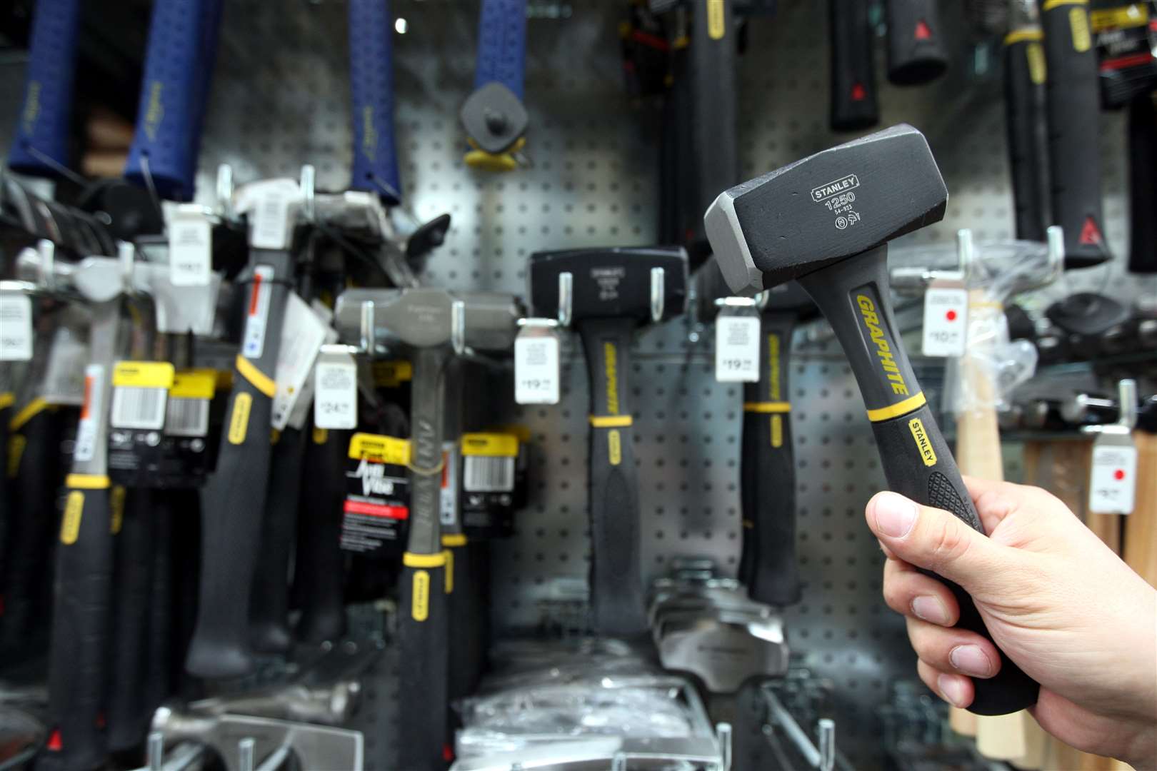 Buying tools for the maintenance and upkeep of a home is considered a reasonable excuse to leave the house (Steve Parsons/PA)