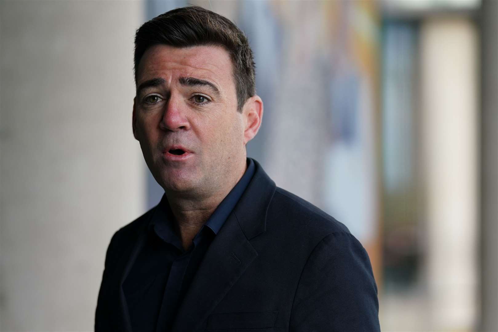 Mr Burnham said he was ‘not making any active moves’ towards the Labour leadership (Jacob King/PA)