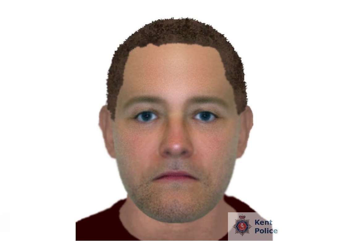 Police have issued this e-fit. Copyright Kent Police