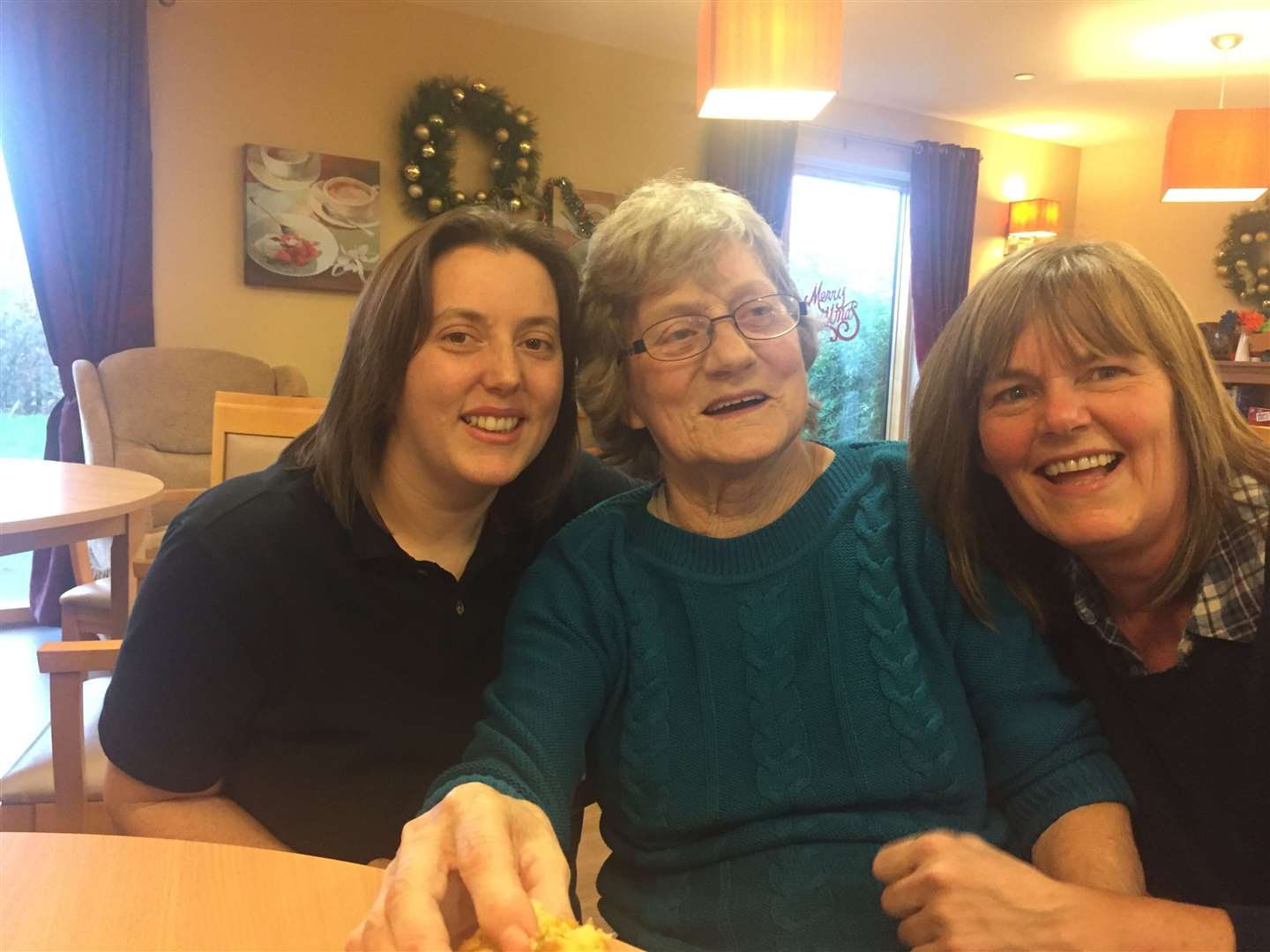 Joyce Ashbrooke with her daughter Christine Sims and granddaughter Louise Evans. Mrs Ashbrooke was the last woman patient at Sittingbourne's Frank Lloyd dementia unit