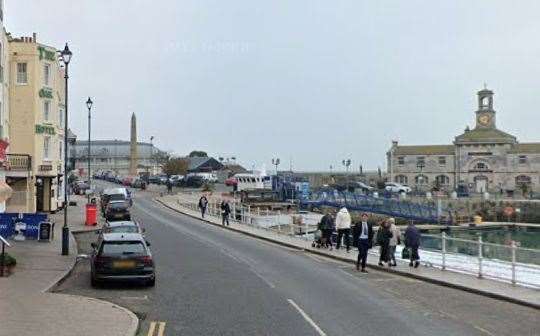 The attack happened in Harbour Parade, Ramsgate. Picture: Google