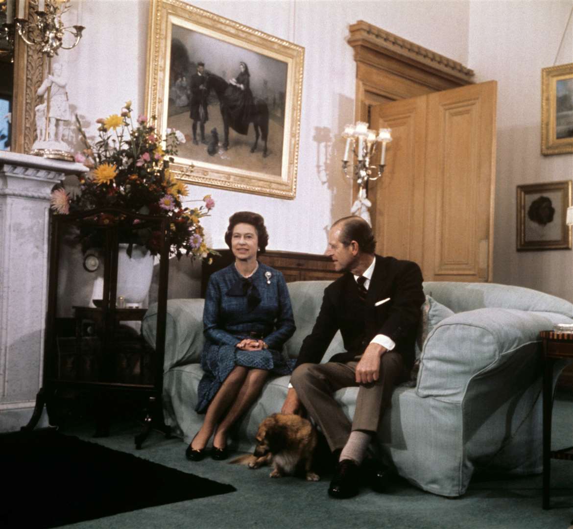 The Queen and the Duke of Edinburgh during their traditional summer break at Balmoral Castle in 1976 (PA)