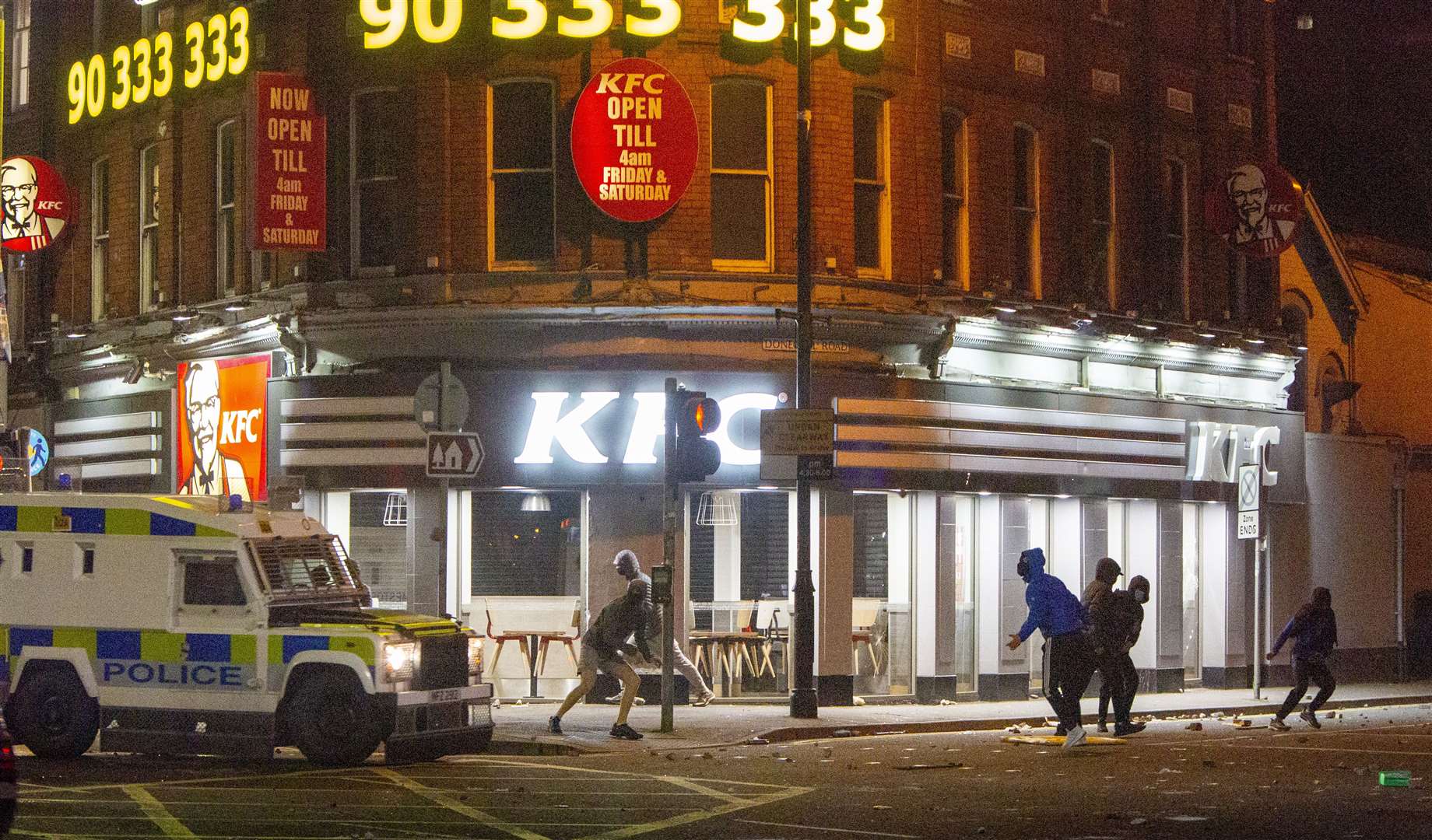 Police have appealed for calm (Donal Collins/PA)