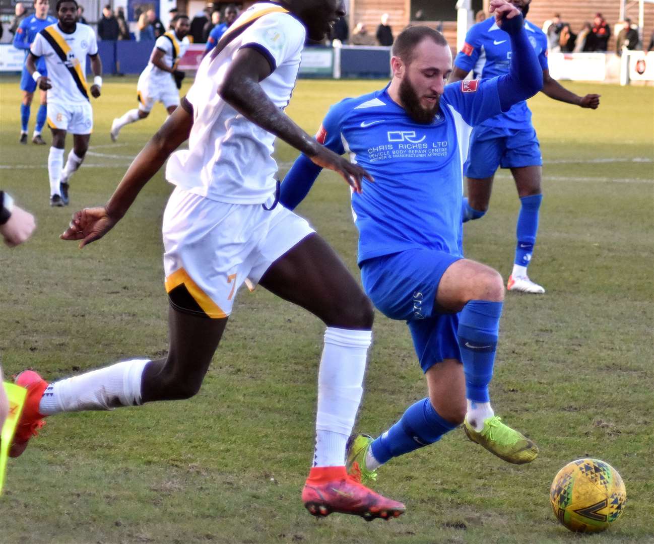 Midfielder Adem Ramadan appears set to leave Herne Bay. Picture: Randolph File