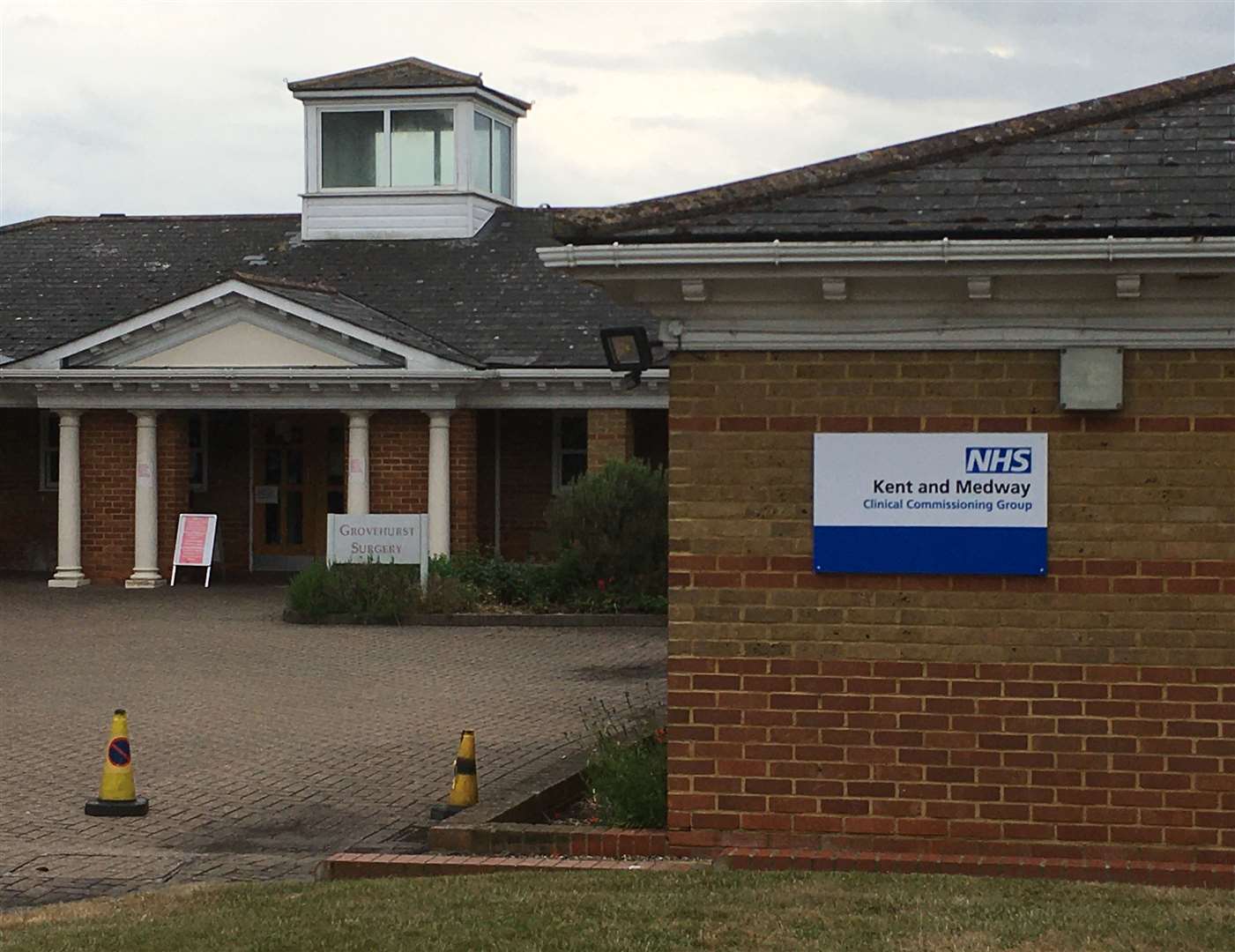 Grovehurst GP surgery in Grovehurst Road, Kemsley, where the duck waddled in