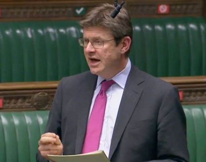 Greg Clark questioned the health secretary. Picture: Parliamentlive.tv