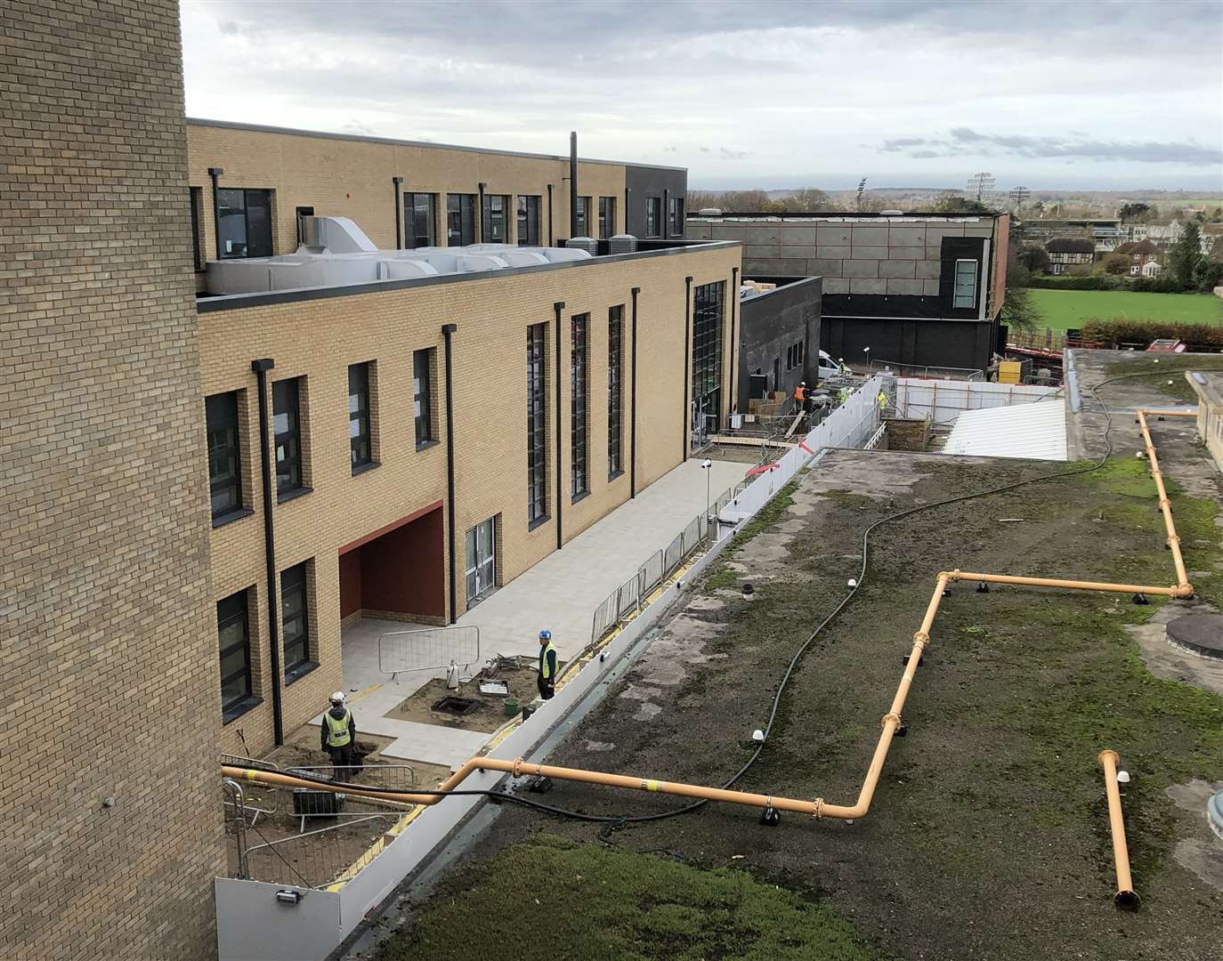 Progress at the new Simon Langton Girls' Grammar School building. Picture: Paul Pollard