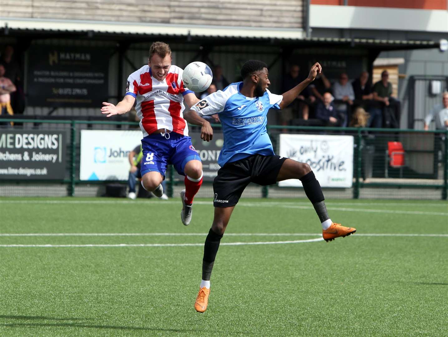 D'Sean Theobalds in action for Tonbridge at Dorking last August Picture: David Couldridge