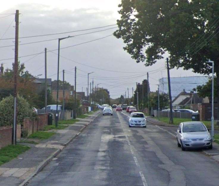 Booker was pulled over by police in Chestnut Avenue, Chatham. Photo: Google Images