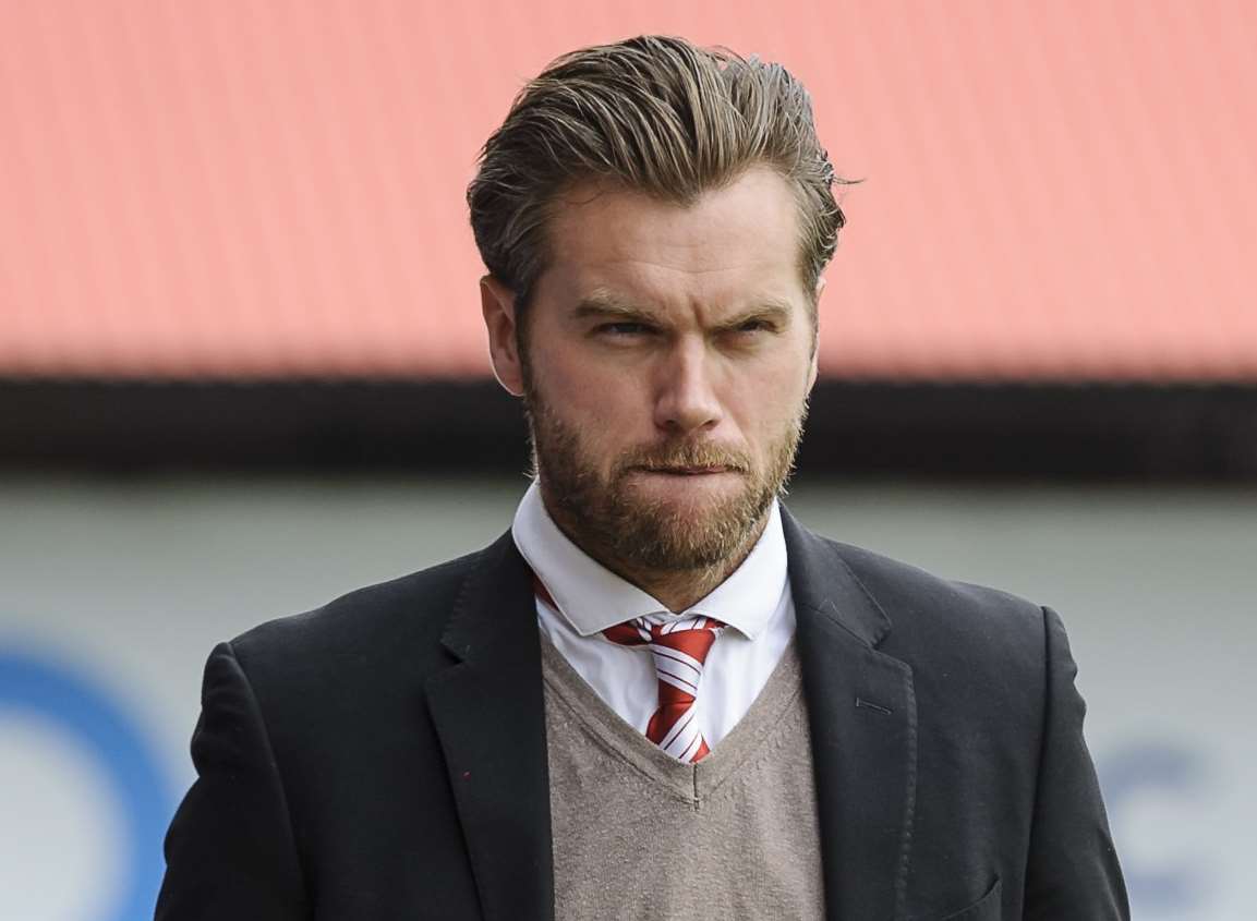 Ebbsfleet manager Daryl McMahon Picture: Andy Payton