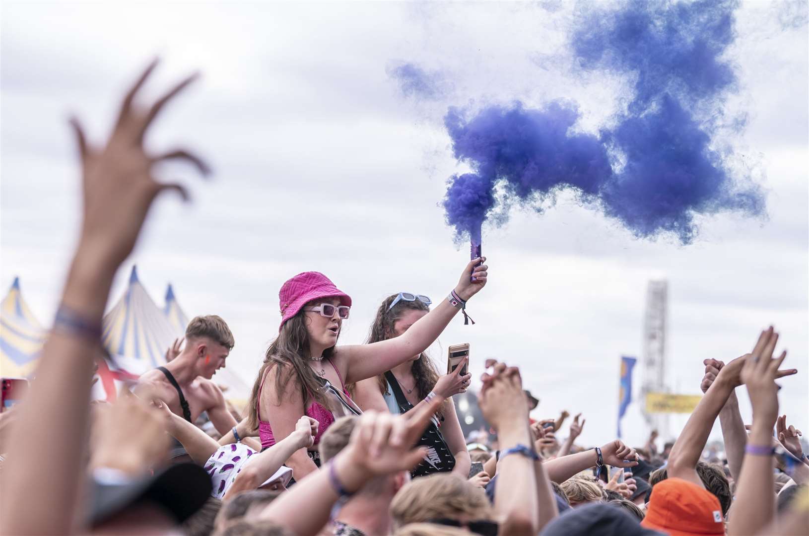 Revellers during the Leeds Festival 2022 at Bramham Park in Leeds (Danny Lawson/PA)