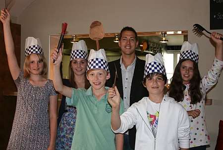 TV chef Richard Phillips launching the 2009 Kent Young Chef Award at Chapel Down Vineyard, near Tenterden