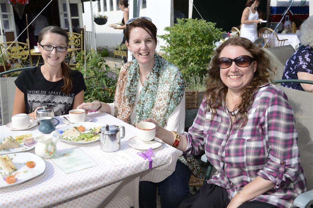 Maria Payne, Fiona Birks and Sabrina Payne