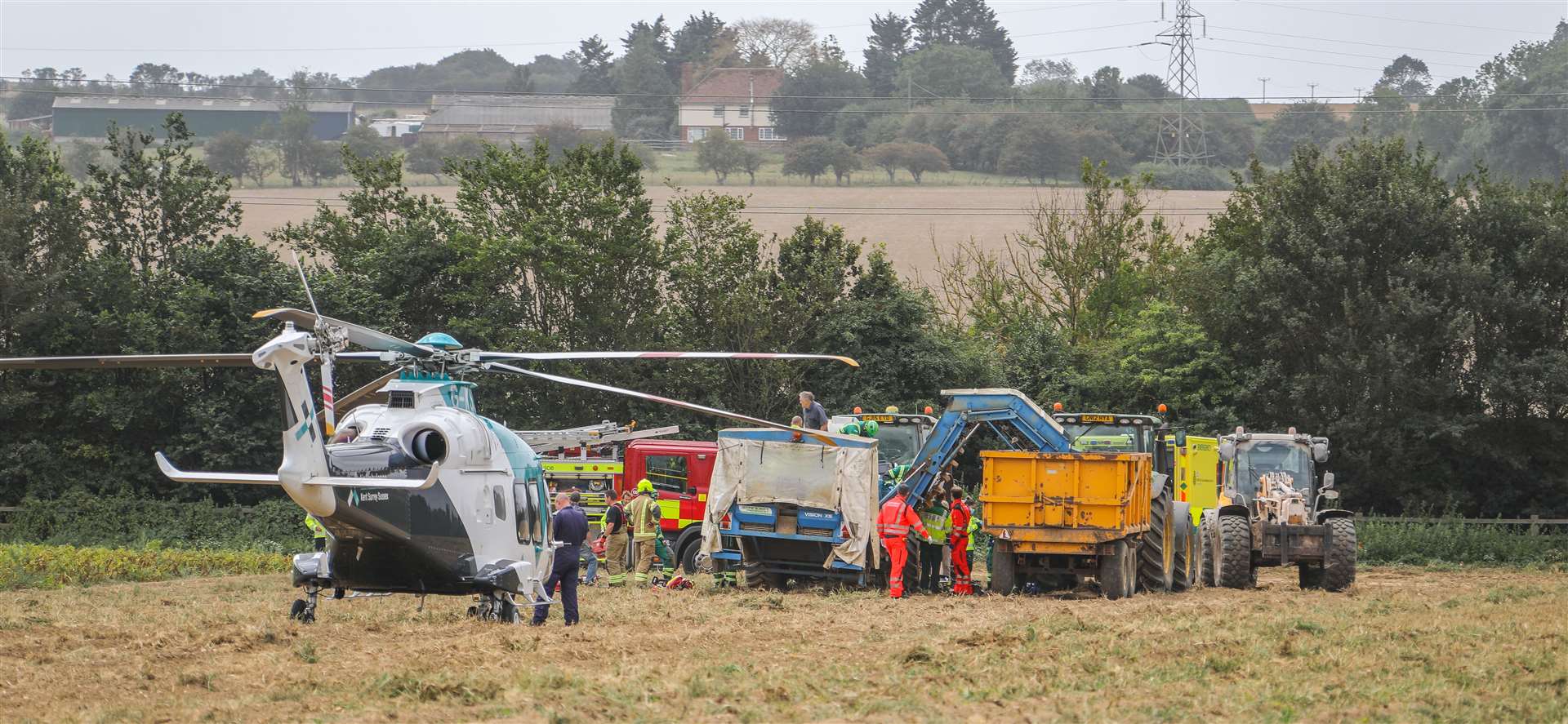 Scenes of the accident in 2020. Picture: GETAPIC.CO.UK