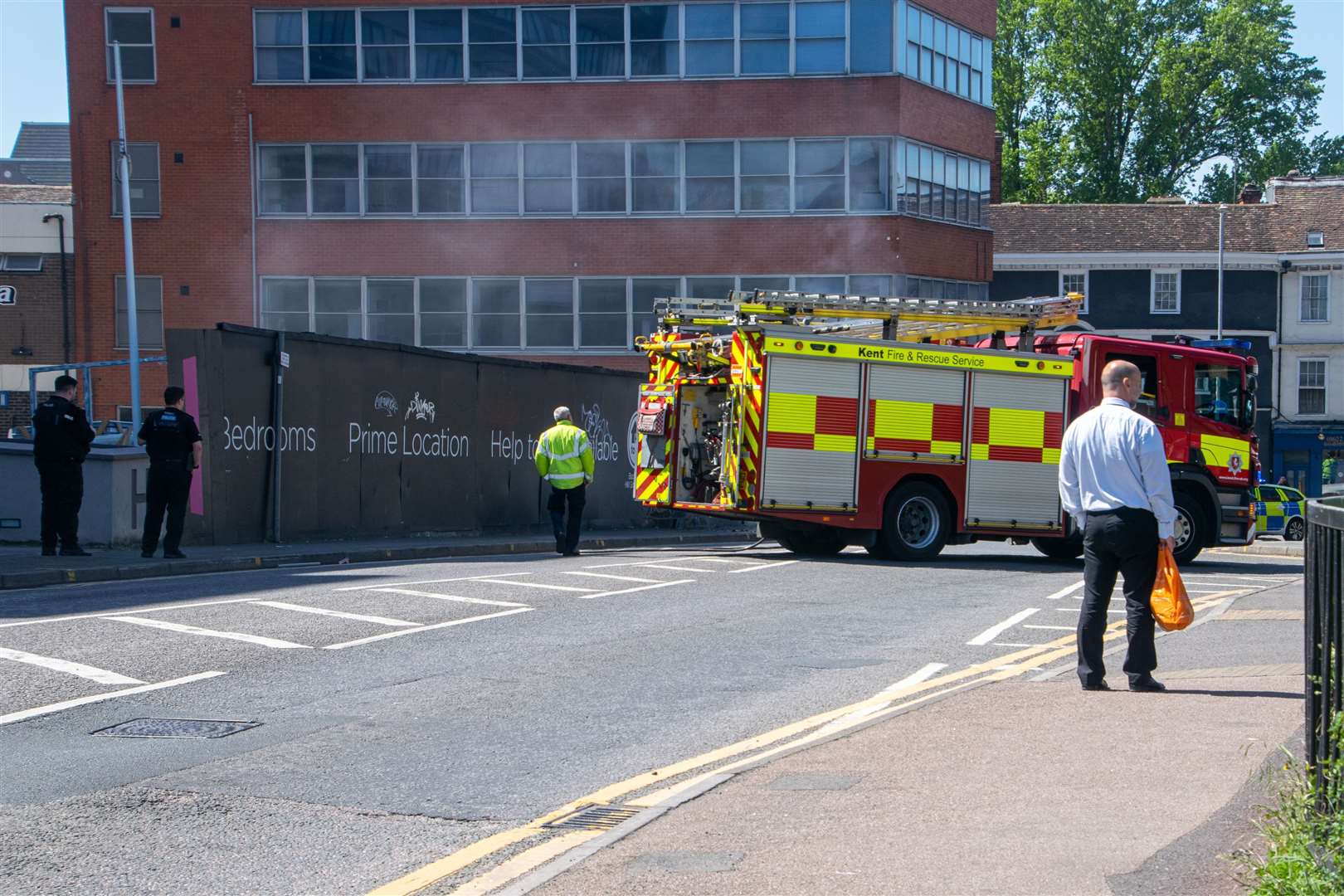 Emergency services were at the scene. Picture: Bria Bennett