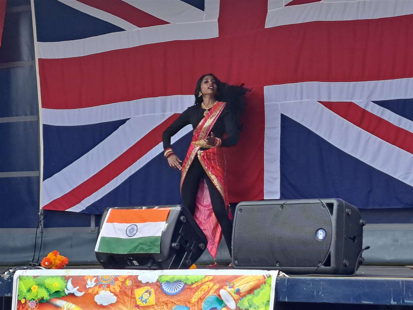 Maidstone River Festival: An India dancer on stage