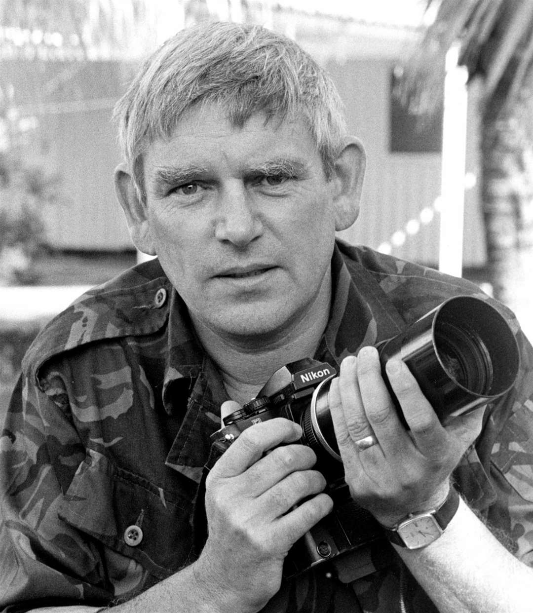 Roger on foreign assignment in Belize, 1991