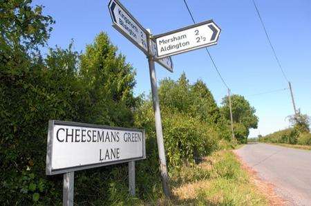 Cheeseman's Green area of Ashford