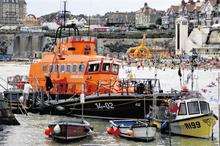 The Ramsgate lifeboat was one of the attractions at the 2008 Broadstairs Water Gala