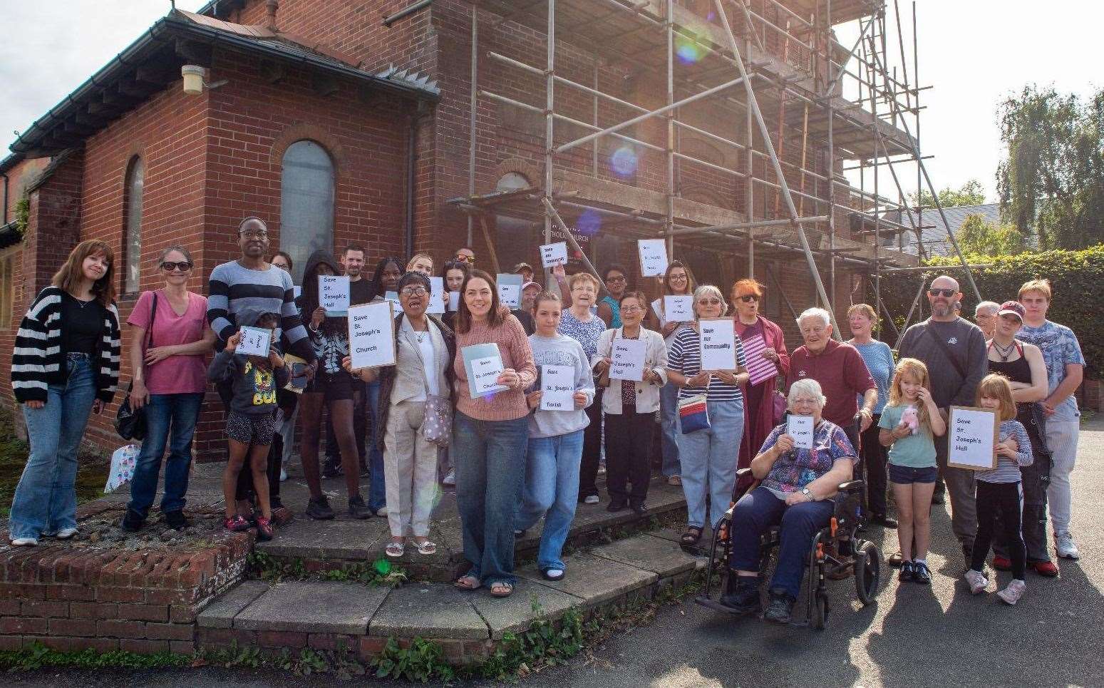 Churchgoers are fighting to keep St Joseph's Church from being sold. Picture: Mary Tillings