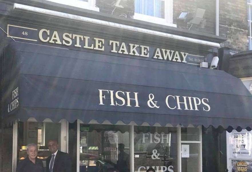 Hundreds of customers have already said they will miss Castle Take Away boss Luigi in Dover. Picture: Castle Take Away