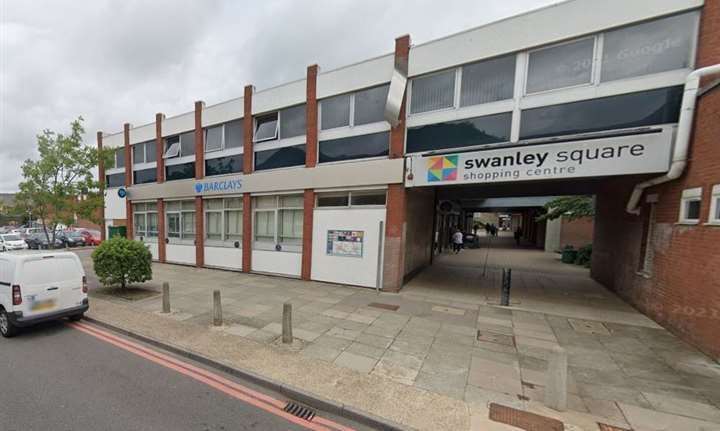 McDonald's will be moving into the Swanley Square Shopping Centre at a unit last occupied by Barclays. Photo: Google