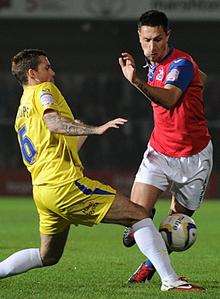 Joe Martin against Torquay