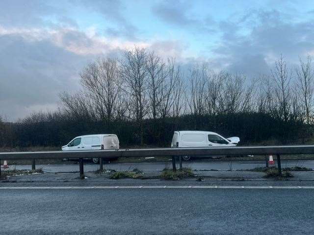 A299 Thanet Way closed between Whitstable and Herne Bay following