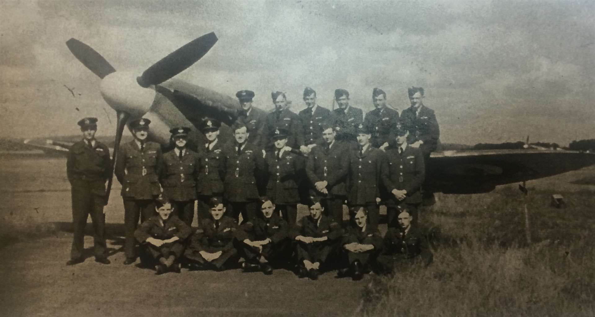 The men of 610 (County of Chester) Squadron Royal Auxiliary Air Force