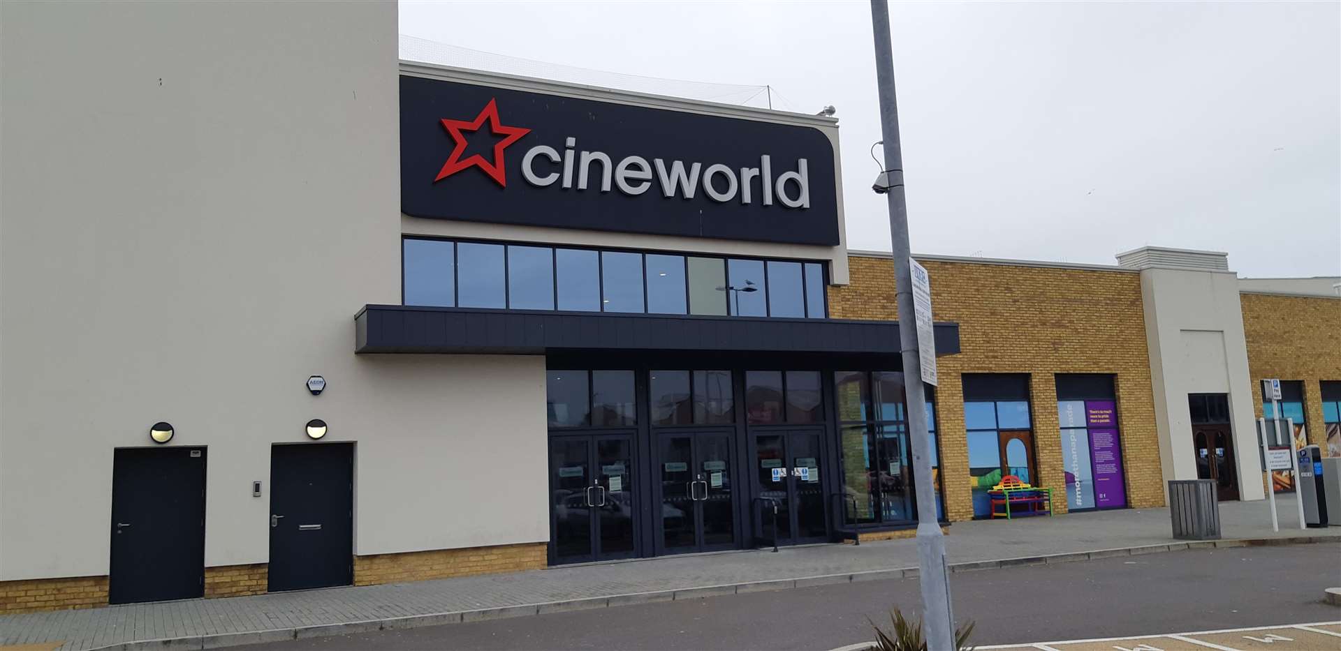 Cineworld at Dover closed its doors to prevent Covid-19 spreading