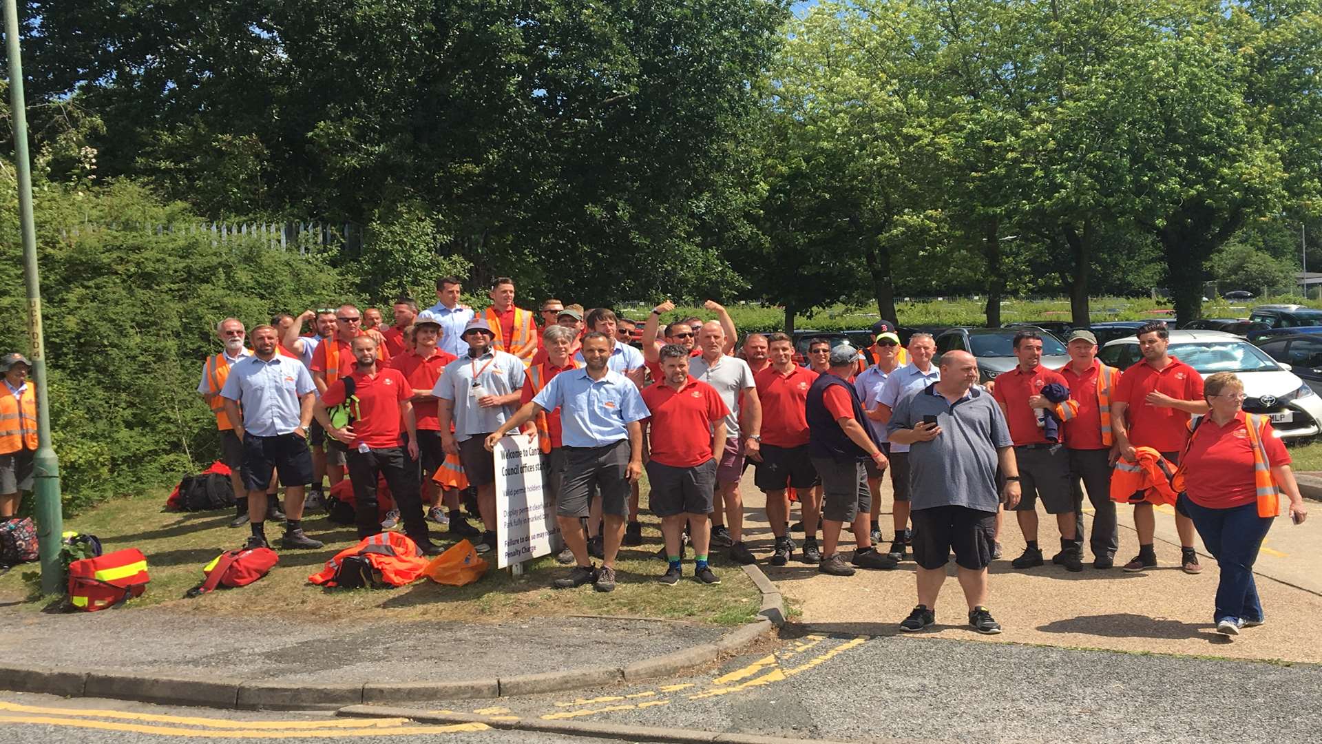 Royal Mail postmen on strike today