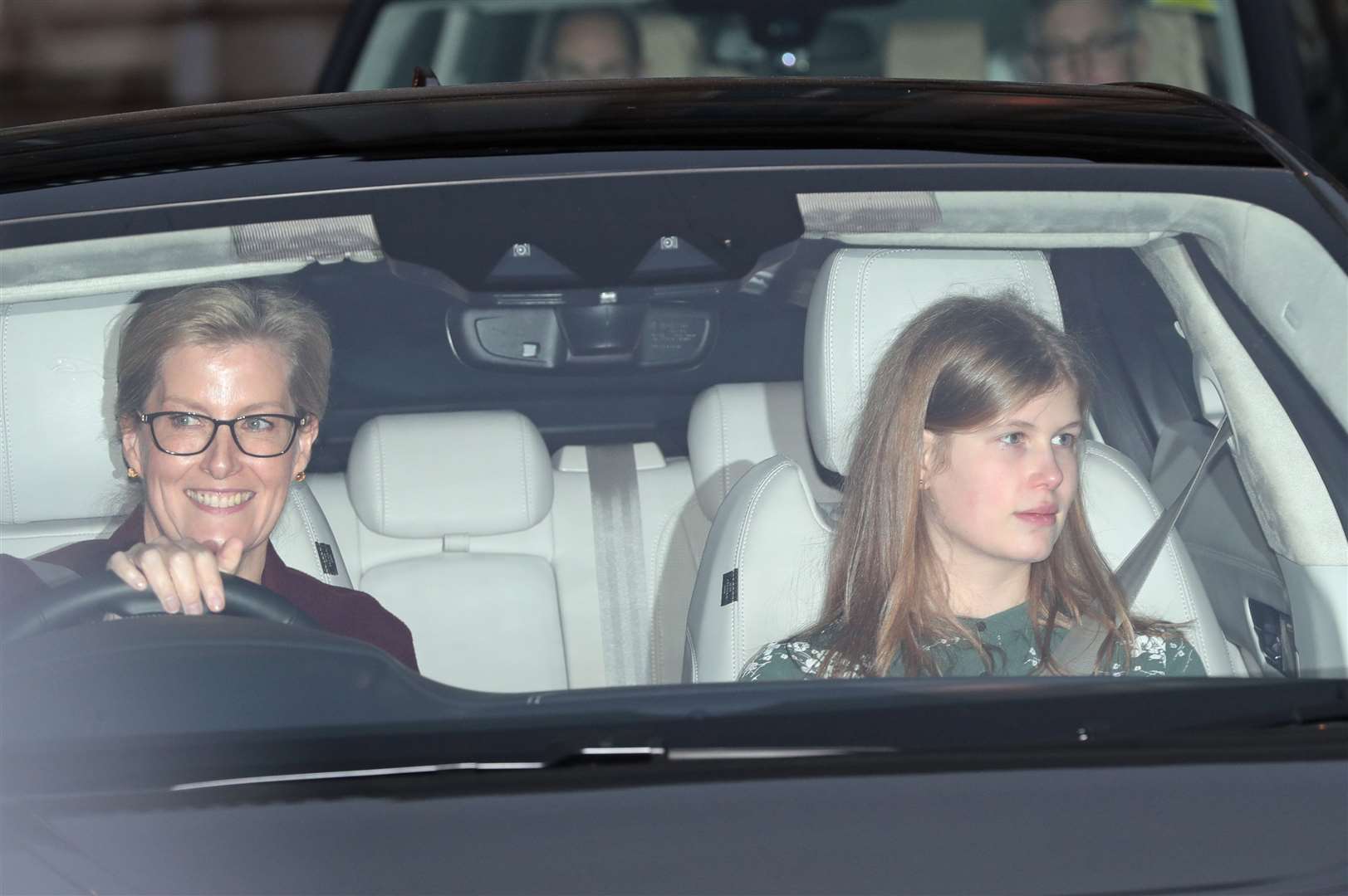 The Countess of Wessex and her daughter Lady Louise Windsor, who is getting her GCSE results on Thursday (Aaron Chown/PA)