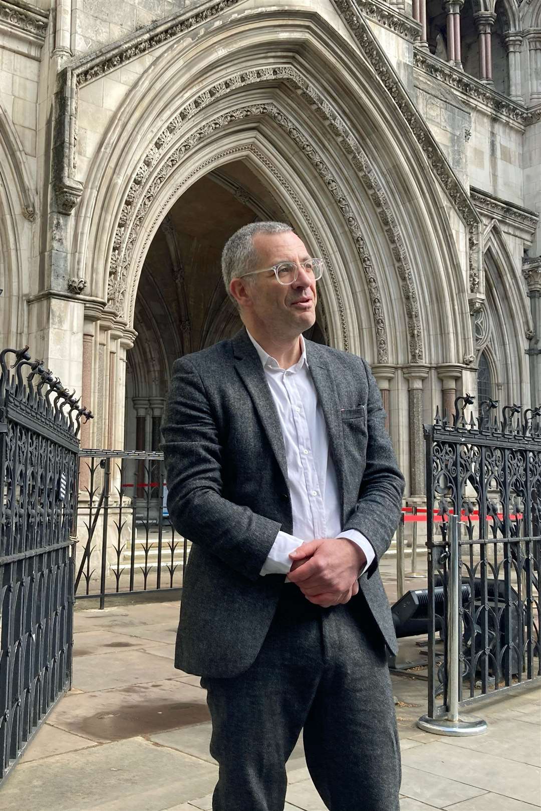 Tim Crosland outside the Royal Courts of Justice (Sam Tobin/PA)