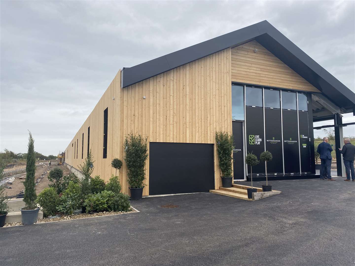 Work is progressing on the new visitor centre and mining museum at the park