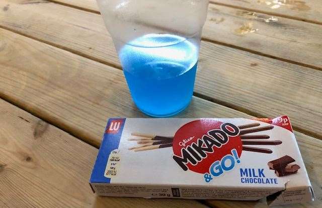 The gang of marauding kids taking part in a race around the pool table may have been fuelling up on bright blue drinks and go-faster milk chocolate