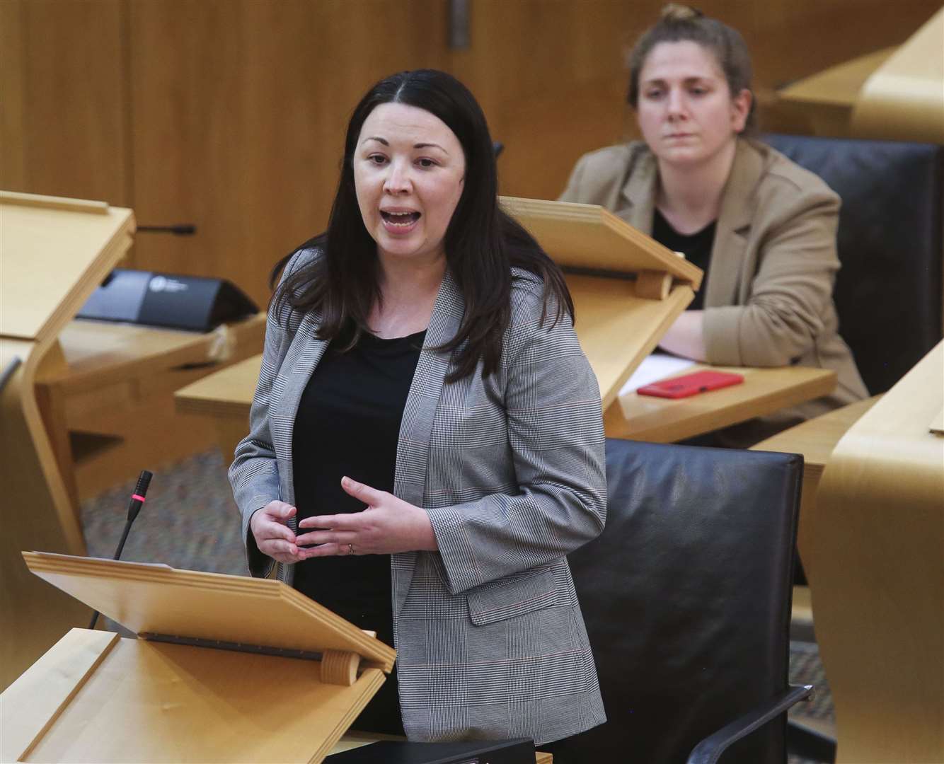 Labour MSP Monica Lennon accused Mr Hebblethwaite of an act of ‘corporate terrorism’ (Fraser Bremner/Scottish Daily Mail/PA)