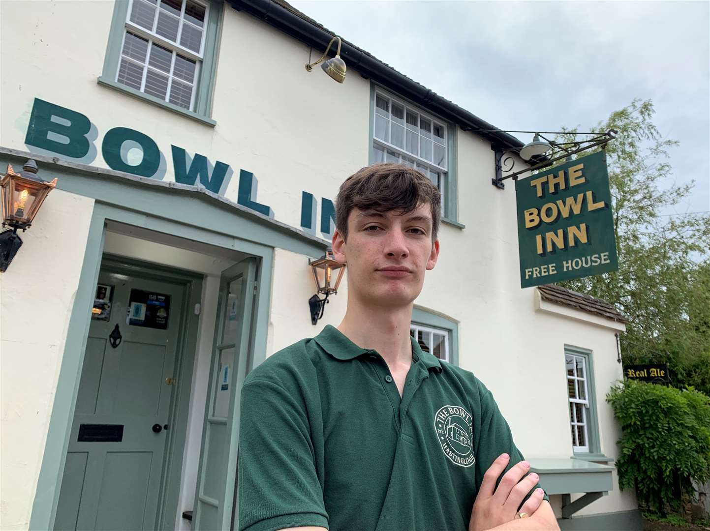 Hugo Willet, 18, quit uni to takeover The Bowl Inn, Hastingleigh