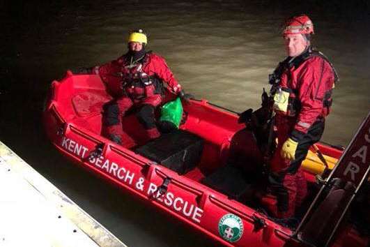 The boat launches from Rochester. Picture: Kent Search and Rescue